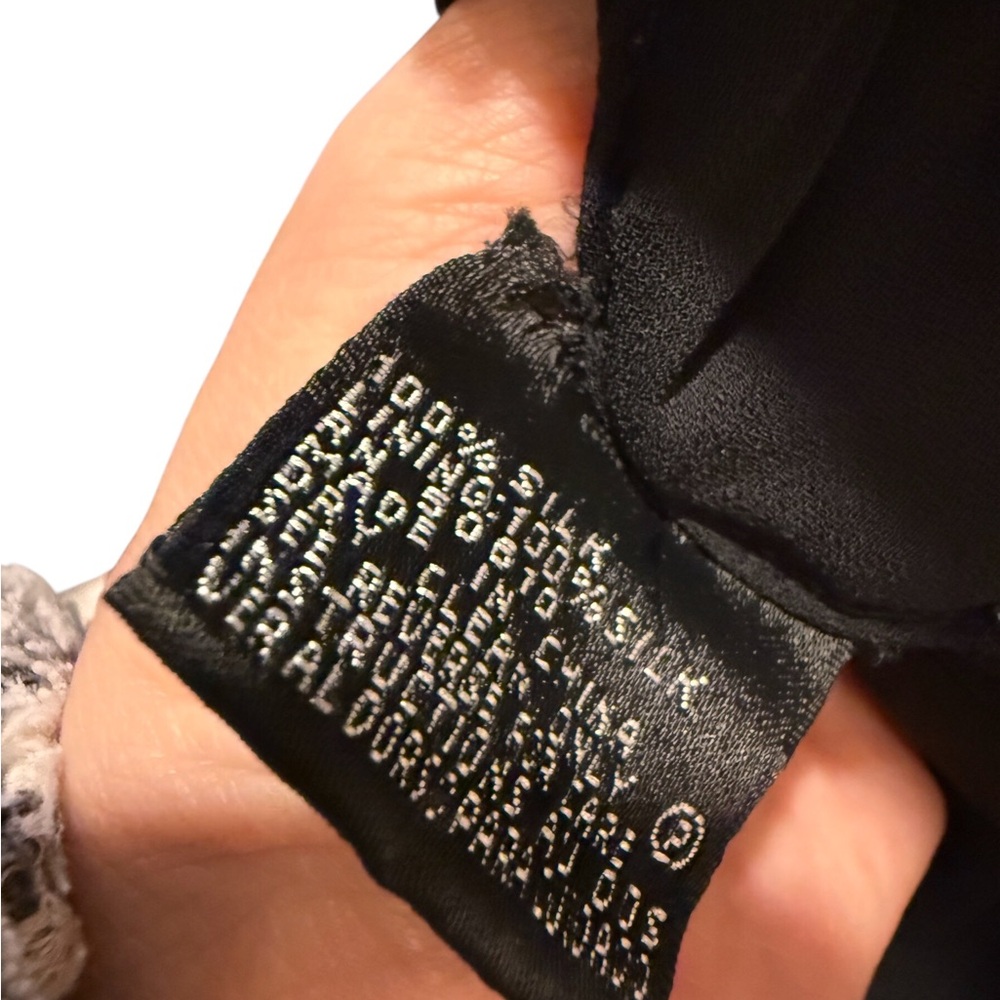Albert Nipon Black Silk sleeveless Evening Dress Asym Hem Sz 4 - Picture 7 of 12